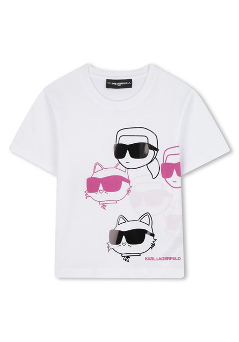 T-shirt con stampa KARL LAGERFELD KIDS | Z30943N54